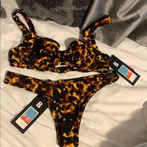 Blackbough Bikini NWT LG top XL bottom